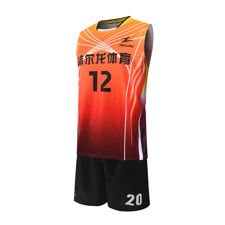 Sublimated Unisex Volleyball Uniform Design