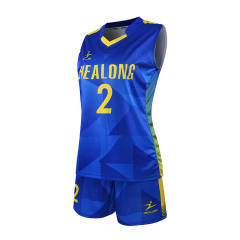 Sleeveless Womens Volleyball Jersey&Custom Sublimation Volleyball Uniforms