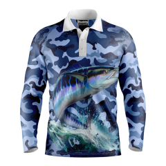 Hot Selling Quick Dry Fishing Jersey Custom Sublimation Fishing Uniform