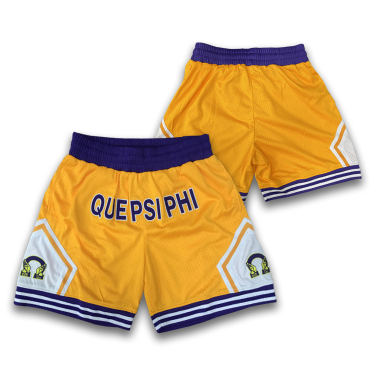 Sublimated Embroidered Mesh Active Shorts