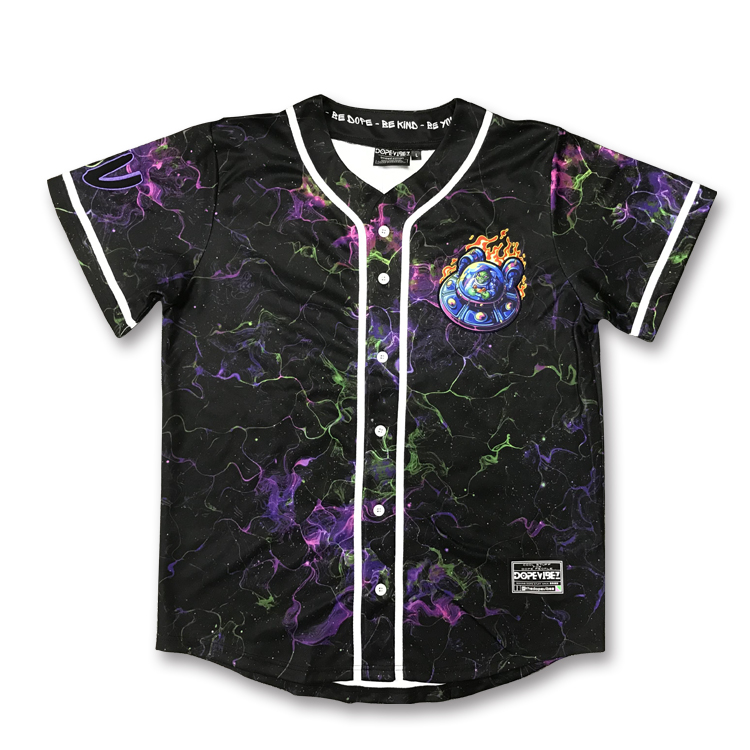 High Quality Embroidery Custom Baseball Jersey