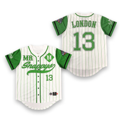 Custom Embroidery Pinstripe Baseball Jerseys