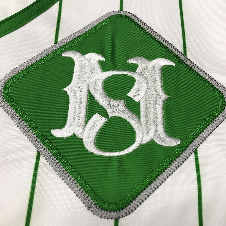 Custom Embroidery Pinstripe Baseball Jerseys