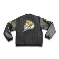 Flat 3D Embroidery Baseball Jacket