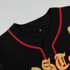 Custom Baseball Jersey Embroidery