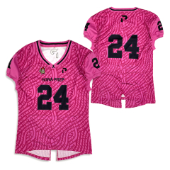 Sublimated American Football Jersey With Embroidery Logo