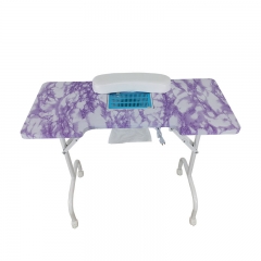 Folding Manicure Table MT-015-FP Purple