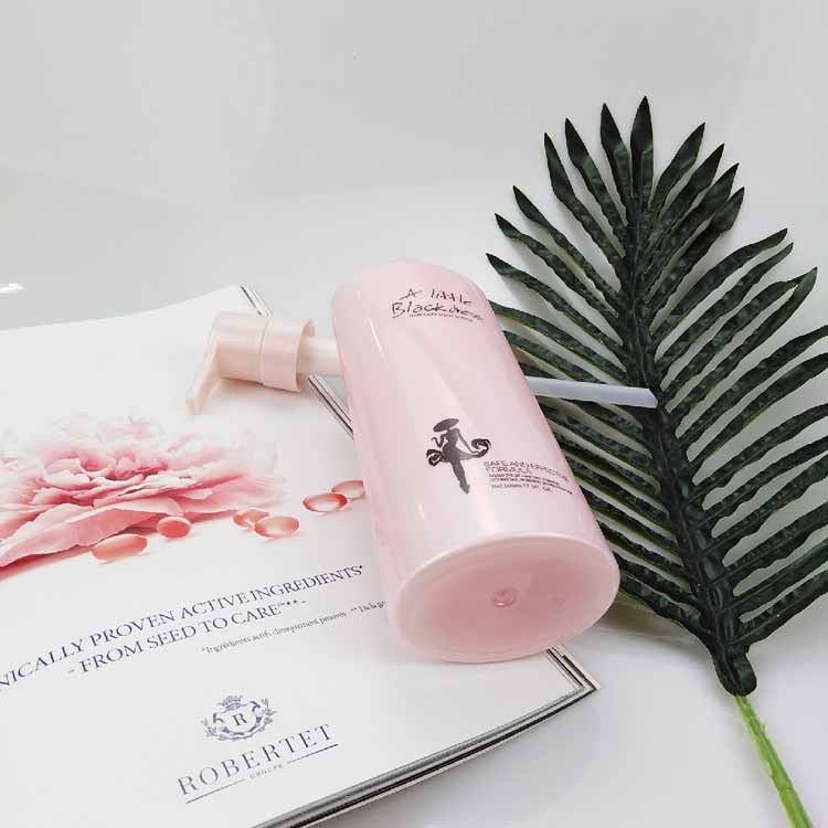 500ml 800ml Pink PET Plastic Pump Bottle for Body Wash & Lotion & Shampoo