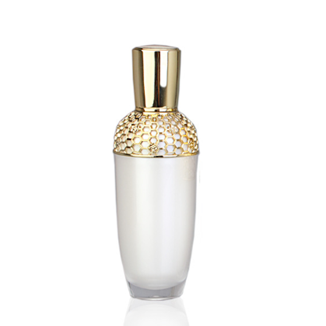 30ml 50ml 100ml White Acrylic Plastic Cosmetic Bottle