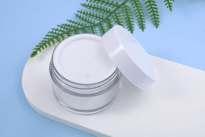 Frosted transparent plastic body scrub containers personal skin packaging black plastic container for body scrub