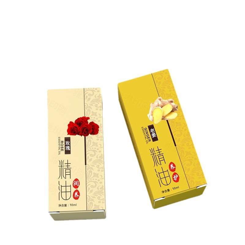 Professional essential oil box custom card box color box white card paper box major brand OEM essential oil box packaging box printing custom