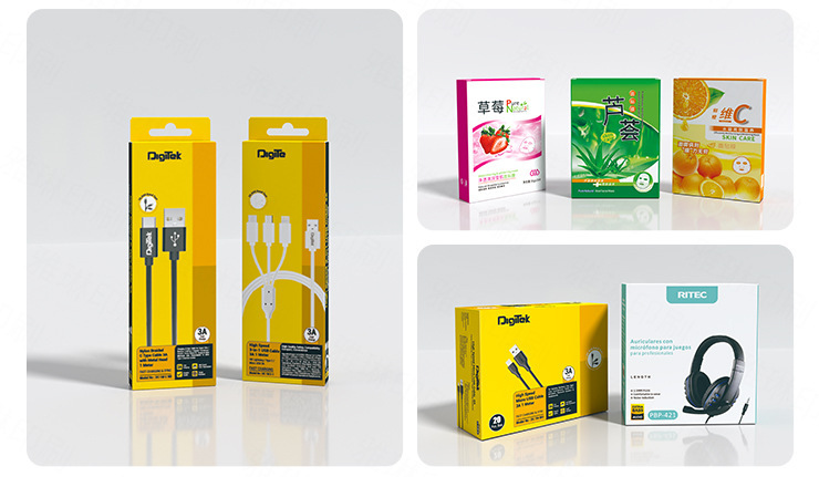 Customized packaging boxes, color boxes, customized white cardboard airplane boxes, product packaging boxes, cosmetic boxes printing