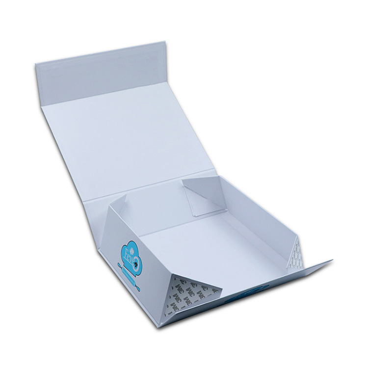 Book box flip box retro gift box custom blue packaging box custom decorative gift box can be hot stamped LOGO