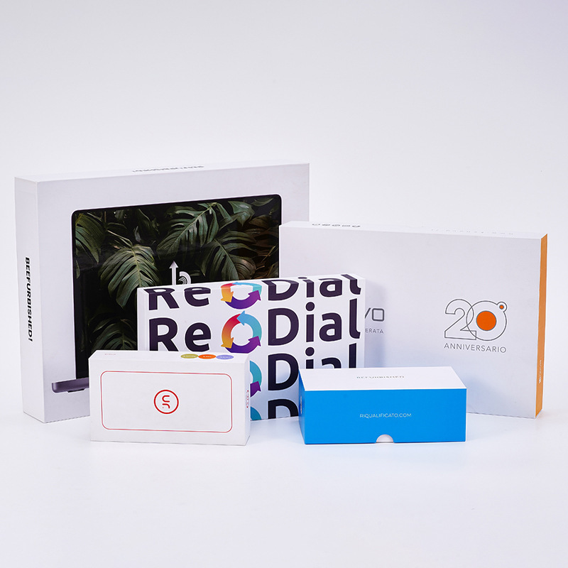Recycling mobile phone packaging boxes, color boxes, custom paper boxes, consumer electronics, tablet computers, learning machines, universal top and bottom cover boxes
