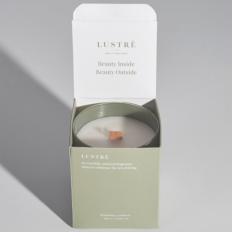 Aromatherapy candle packaging color box printing cardboard candle glass jar packaging paper box can be customized size paper box