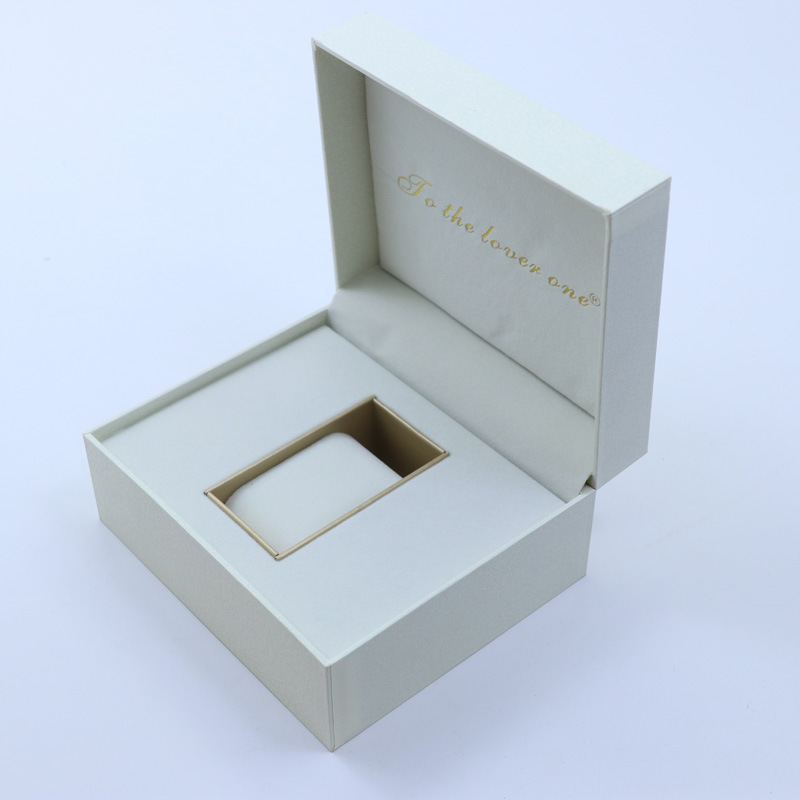 Manufacturer customized luxury men's mechanical watch box PU leather wrist watch box one-piece box flip cover watch box