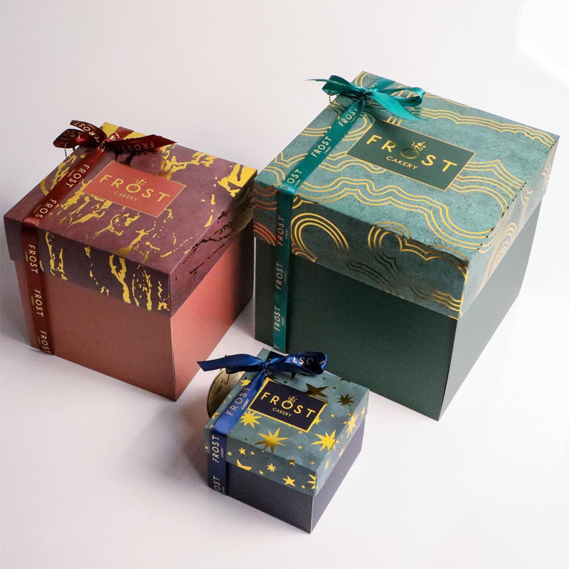 Surprise box explosion gift box small luxury 6-inch cake box Internet celebrity confession birthday box thickened cake empty box
