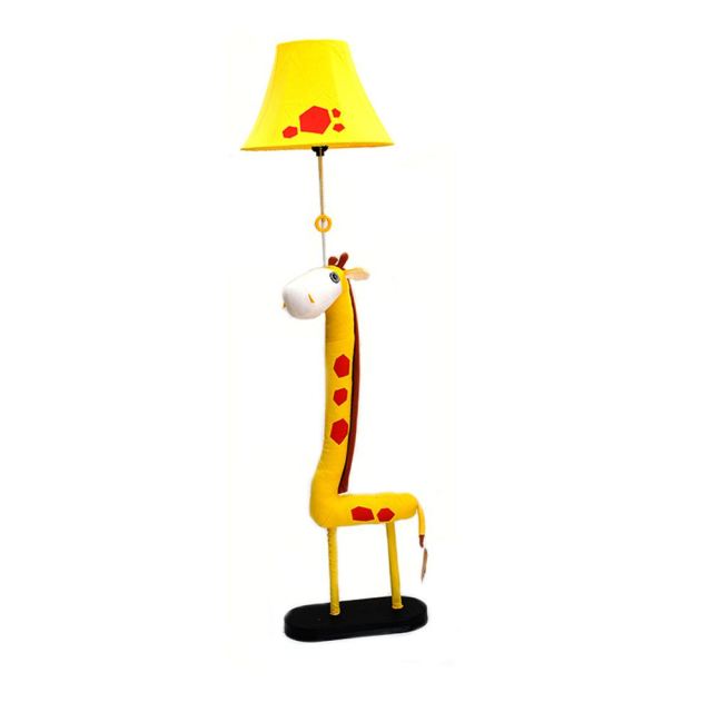 Cartoon Giraffe Kids Room Floor Lamps Cute Fabric Baby Room Floor Lamp Cute Children Bedroom Floor Light