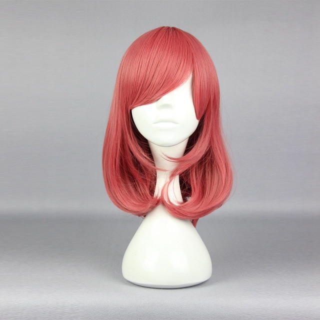 17.32 inch Ice Red Small Roll Lady Wigs Cosplay Animation Wig LoveLive! Maki Nishikino COS Wigs