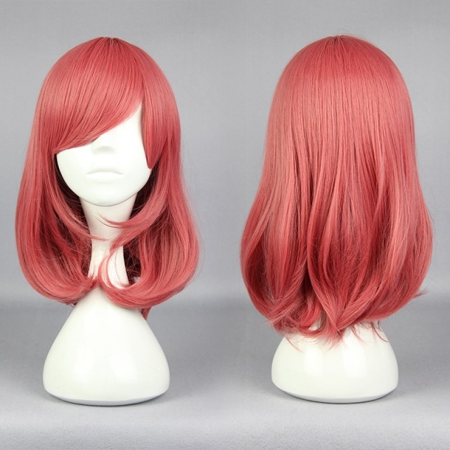 17.32 inch Ice Red Small Roll Lady Wigs Cosplay Animation Wig LoveLive! Maki Nishikino COS Wigs