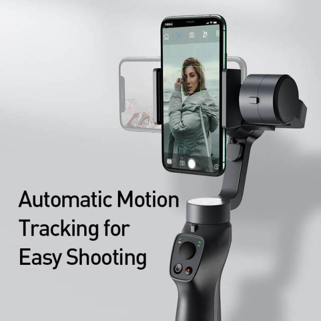 Baseus Handheld Gimbal Stabilizer 3-Axis Wireless Bluetooth Phone Gimbal Holder Auto Motion Tracking for iPhone Action Camera