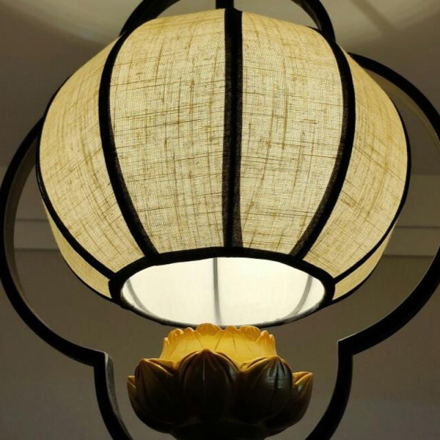 OOVOV Chinese Style Small Pendant Lights-Dining Room Balcony Aisle Stairs Pendant Lamps Chandeliers
