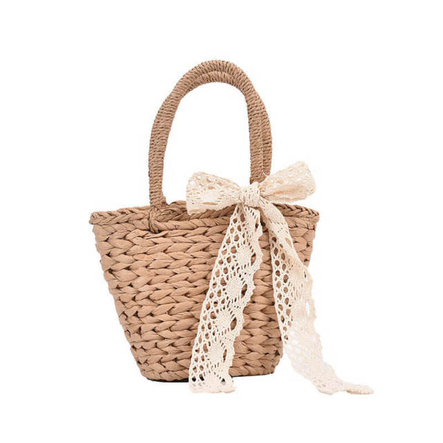 Women Straw Crossbody Bag Summer Rattan Shoulder Bag Handbag