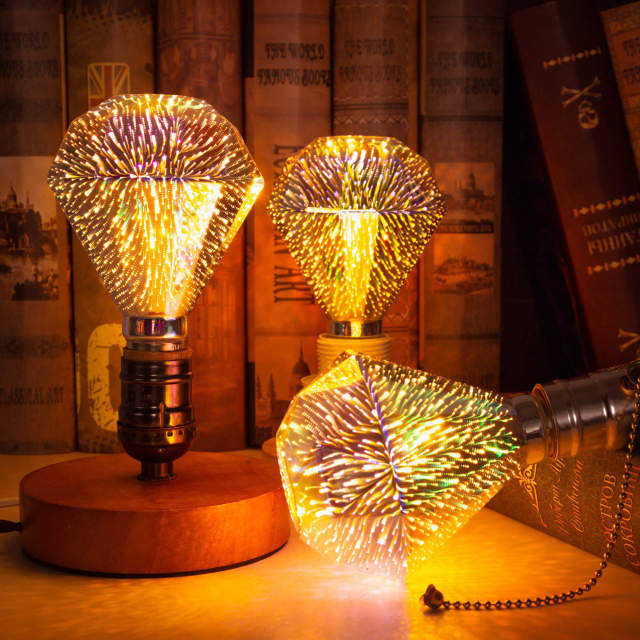 Firework Light Bulbs LED 3D Decorative Light Source 2W