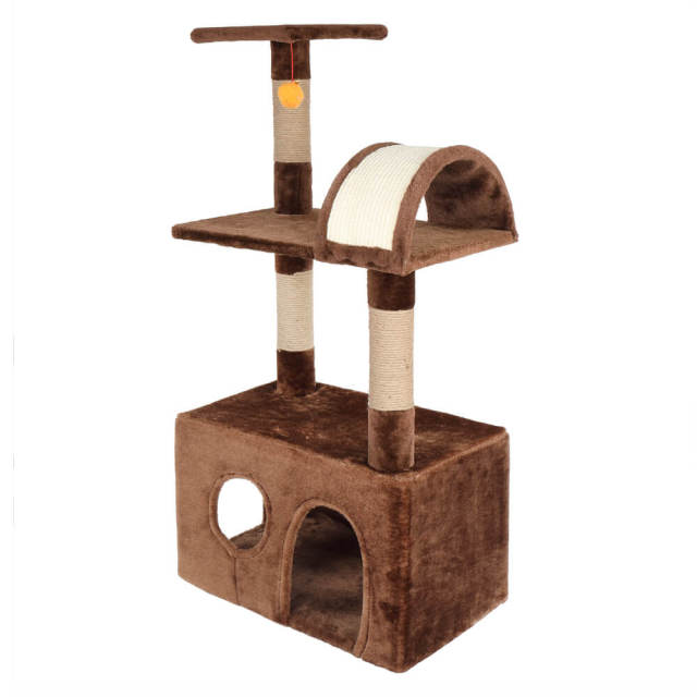 Cat Tree | Cat Tower | Multi-Level Cat House |  Cat Climbing Stand with Scratching Post | 39 Inch