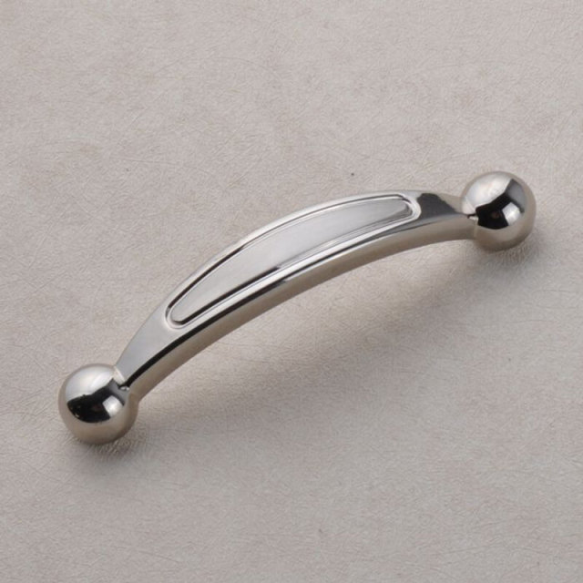 OOVOV 2Pcs Cabinet Pulls,Drawer Cupboard Wardrobe Simple Zinc Alloy Door Handle