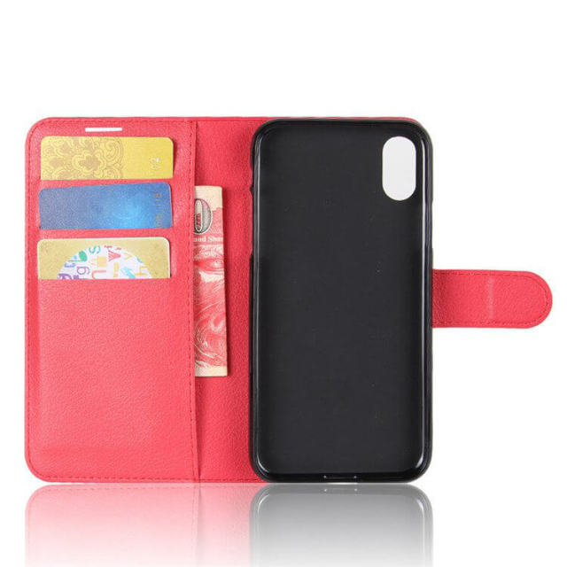 Phone Cases for iPhone X/ XR Flip Folio Phone Card Wallet 6.1 inch