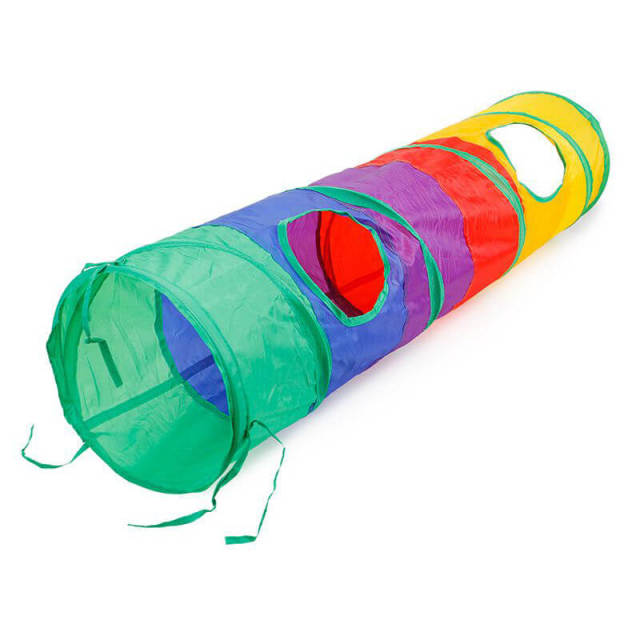 Cat Tunnel Toy Cat Tubes for Indoor Cats Collapsible Cat Play Toys