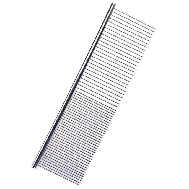 OOVOV Pet Combs,Grooming Comb for Dogs and Cats,Pet Grooming Brush Deshedding Tool with Smooth Stainless Steel Pins