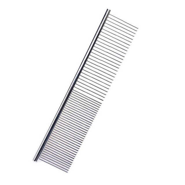 OOVOV Pet Combs,Grooming Comb for Dogs and Cats,Pet Grooming Brush Deshedding Tool with Smooth Stainless Steel Pins