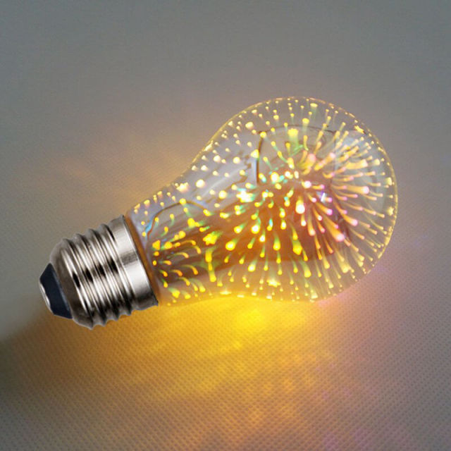 Firework Light Bulbs LED 3D Decorative Light Source 2W