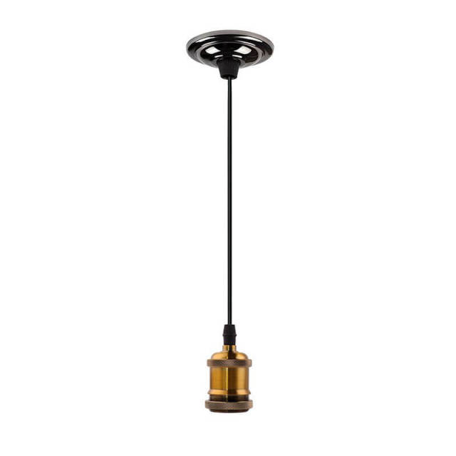 OOVOV Vintage E26/E27 Lamp Socket Retro Pendant Lamp Holder with 39.4 inch Line and Ceiling Plate Industrial Decorative for DIY Lighting Pendant Light