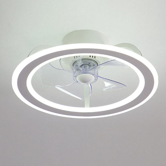 Ceiling Fans with Lights and Remote Control 19 Inch Enclosed Ceiling Fan