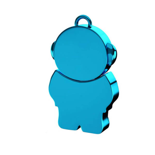 OOVOV 32G USB Flash Drives, Metal Astronaut Shape USB 2.0 USB Stick Flash Drive,Give away Metal Box and Hanging chain