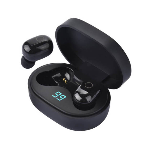 OOVOV Wireless Headphones Bluetooth 5.1 Headphones Touch Control with Wireless Charging Case HIFI Sound effects Earphones in-Ear Built-in Mic Headset