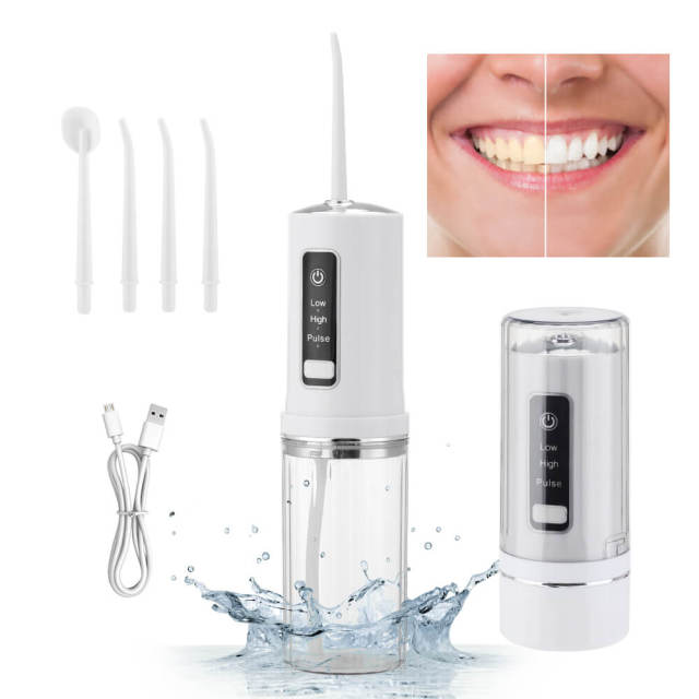 Electric Dental Oral Irrigators 3 Mode Water Flosser Waterproof Dental Water Jet 230ML Water Tank Teeth Whitening Teeth Cleaner