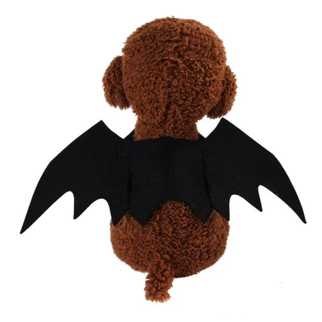 Cat Dog Costumes Bat Wings Fashion Artificial Wing Dress Up Halloween Ornament Cosplay Party Supplies Pet Products Quick-release