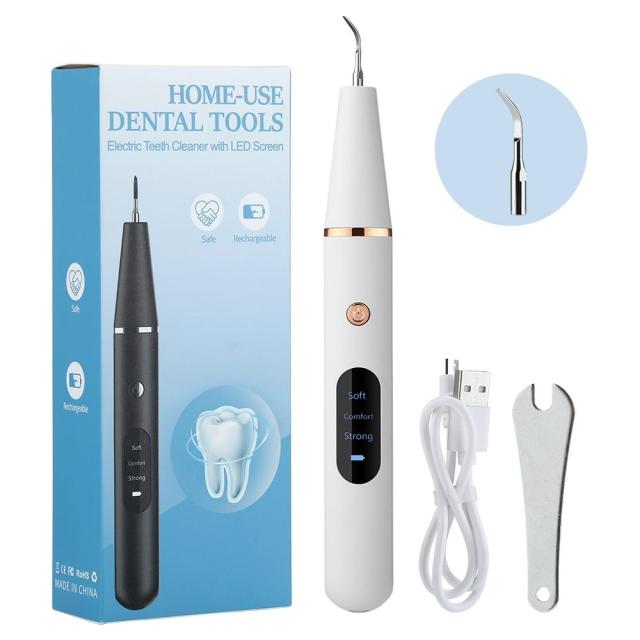 OOVOV Electric Sonic Dental Calculus Scaler Oral Teeth Irrigator Tartar Calculus Remover Plaque Stains Cleaner Remova Teeth Whitening