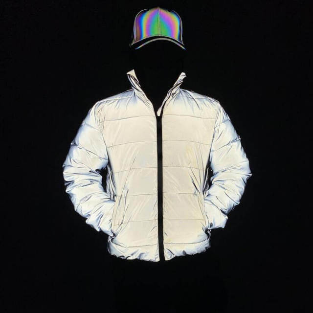 Winter Jacket Men/Women Full Reflective Design Jackets Coat Outwear