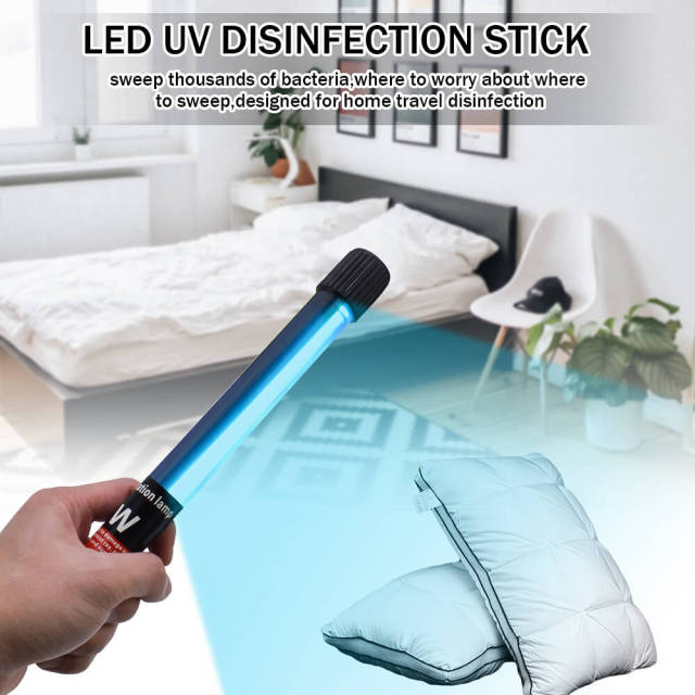 Portable UV Light | Hand-held Sanitizer Wand | Germ-Killing Disinfection Lamp