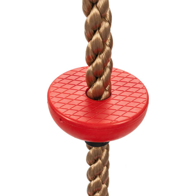 Kids Toys - Climbing Rope with Platforms and Disc Swing Seat Set