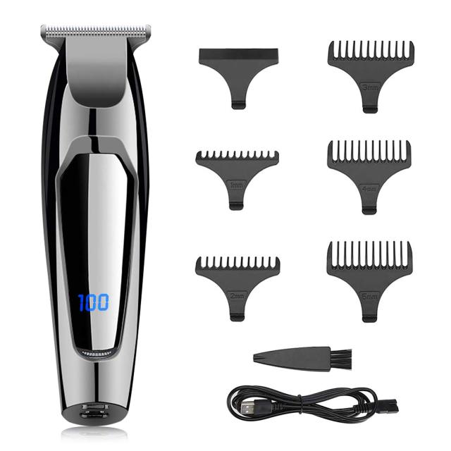 Men Hair Trimmer Professional Hair Clippers Rechargeable Cordless Haircut Kit Beard Shaver