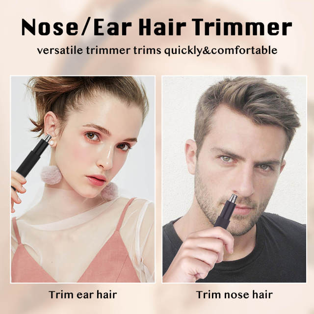 Mens Nose Hair Trimmer Professional Painless Ear and Nose Hair Clipper for Women