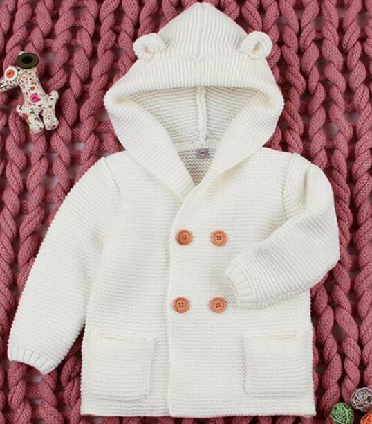 Winter Newborn Baby Sweater 1-24M Boys Girl Knitted Cardigan