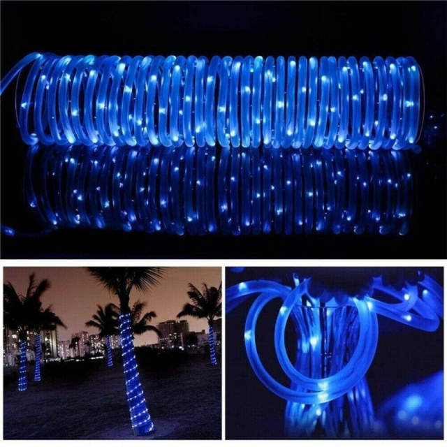 200LED Waterproof Solar Fairy String Lights Copper Wire Outdoor Garden Decor