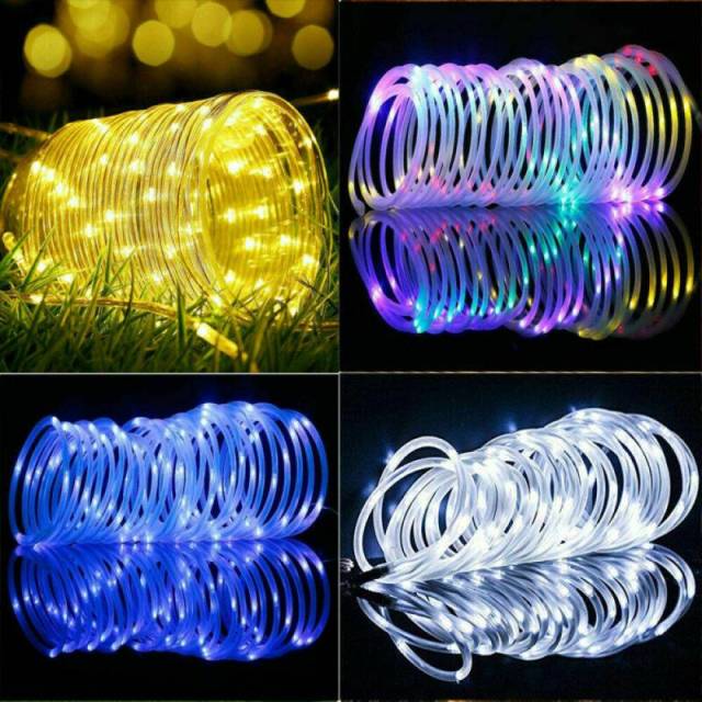 50LED Solar Fairy String Light Copper Wire Outdoor Waterproof Garden Xmas Decor